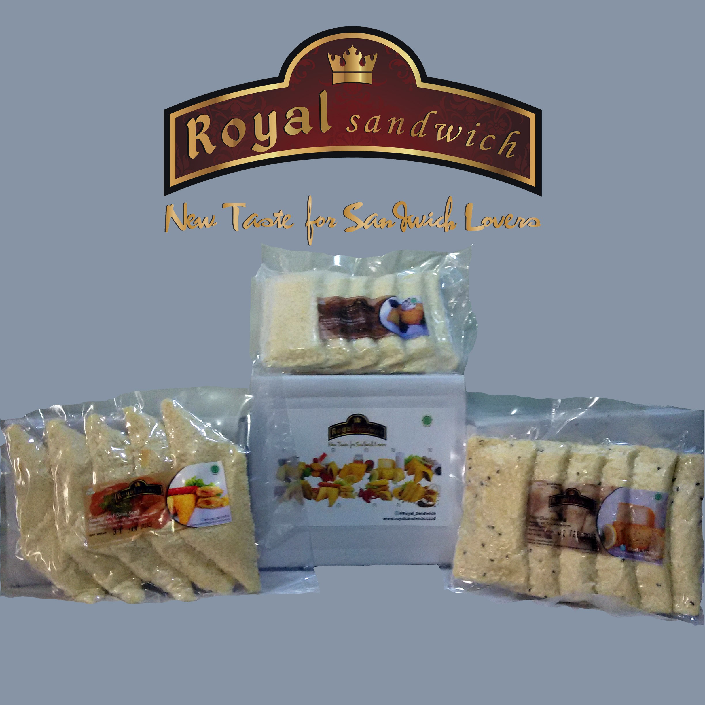 Paket Sandwich 3 Varian Rasa (Sausage Beef Sandwich, Choco Bread Jammin, Sweet Cheese Sandwich) 