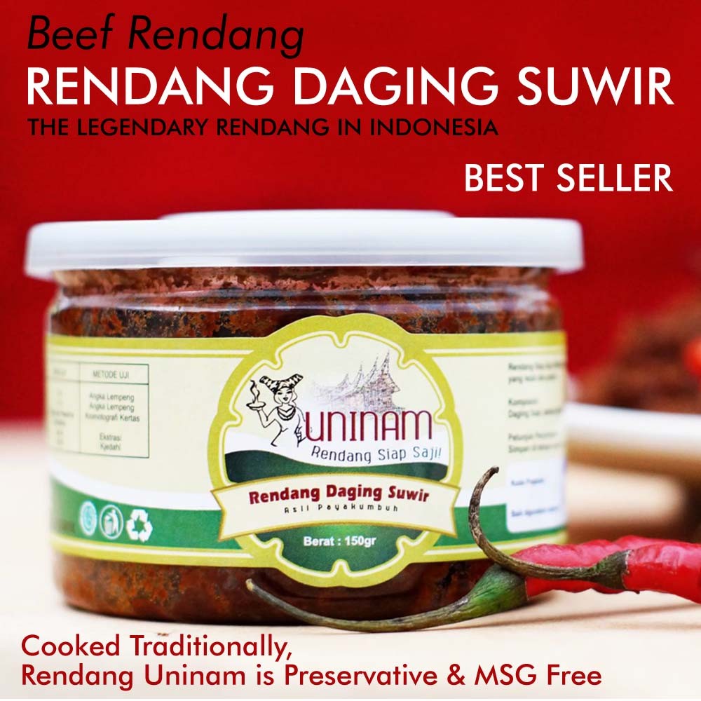 Rendang Daging Suir (150 gr)