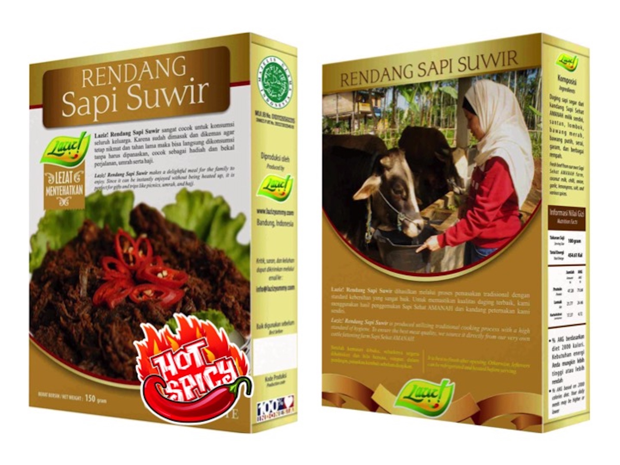 RENDANG SAPI SUWIR HOT SPICY