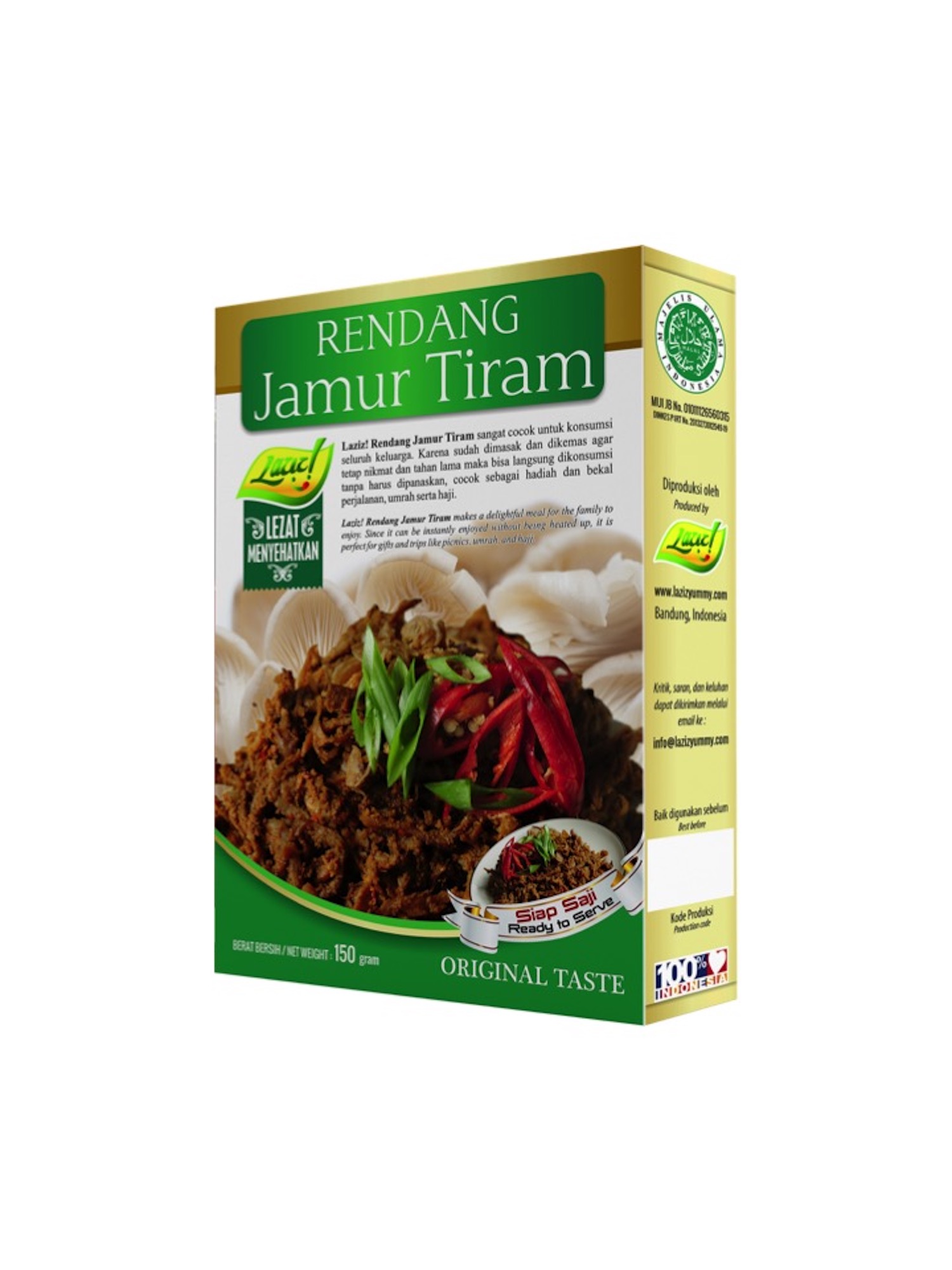 RENDANG JAMUR TIRAM KAI LAZIZ FOOD