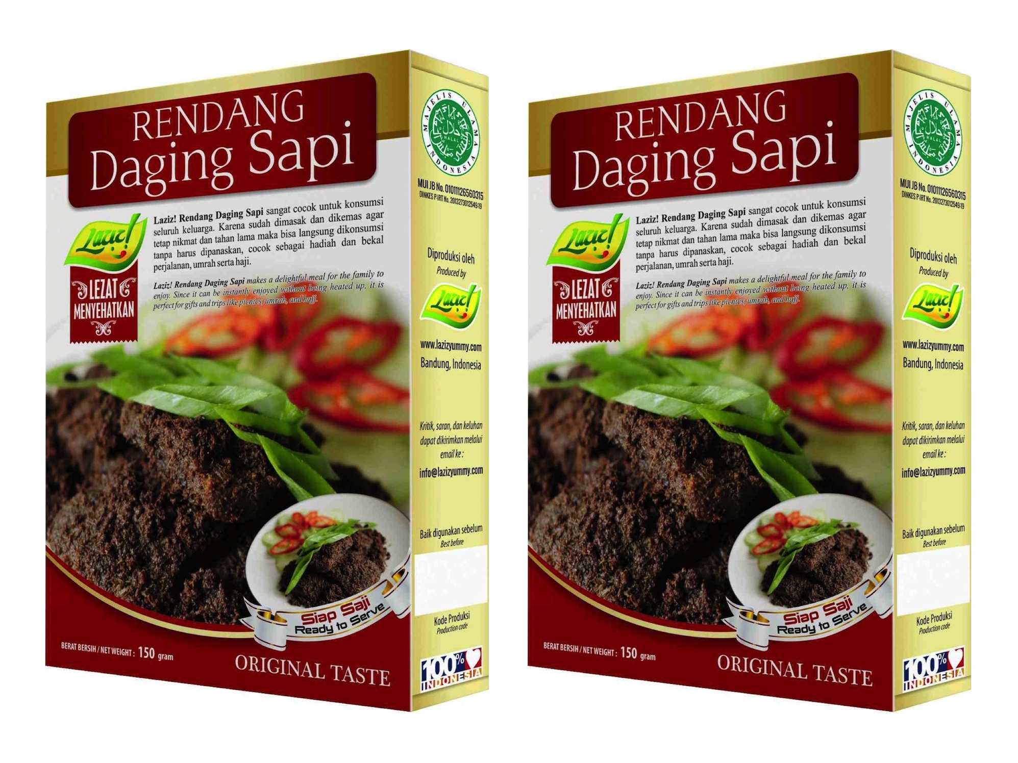 2 Rendang Daging Sapi