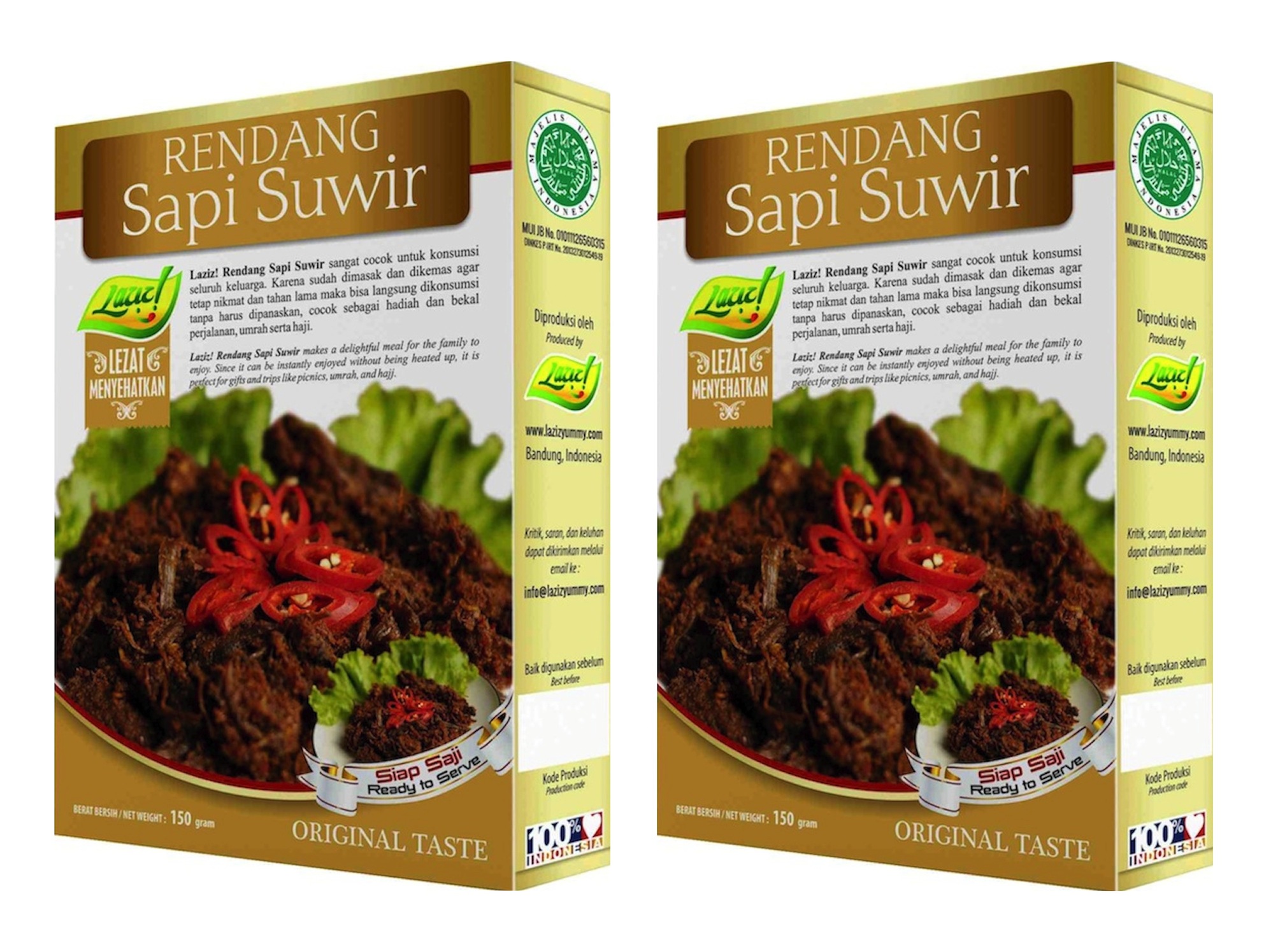 2 Rendang Sapi Suwir