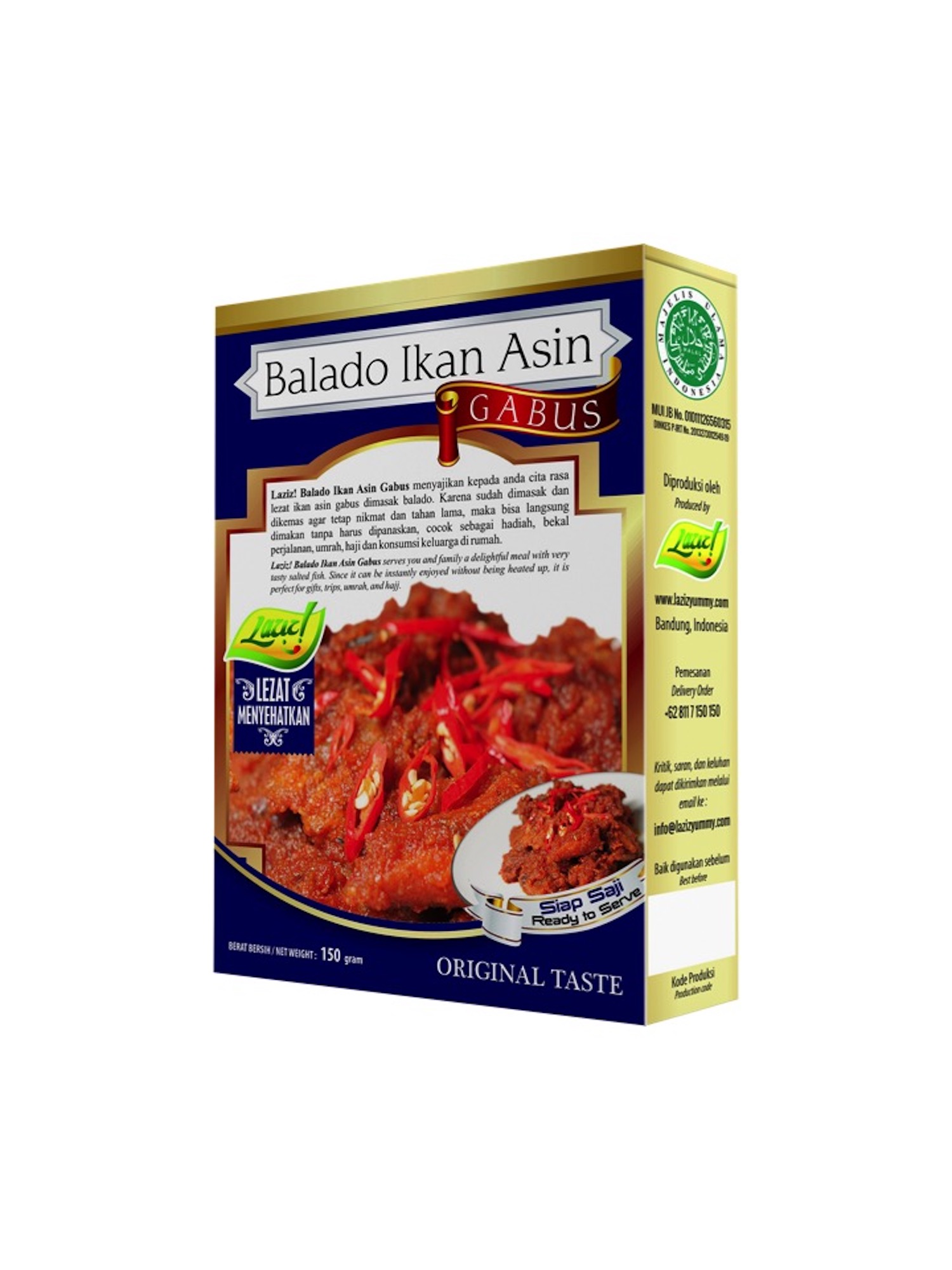 BALADO IKAN ASIN GABUS KAI LAZIZ FOOD