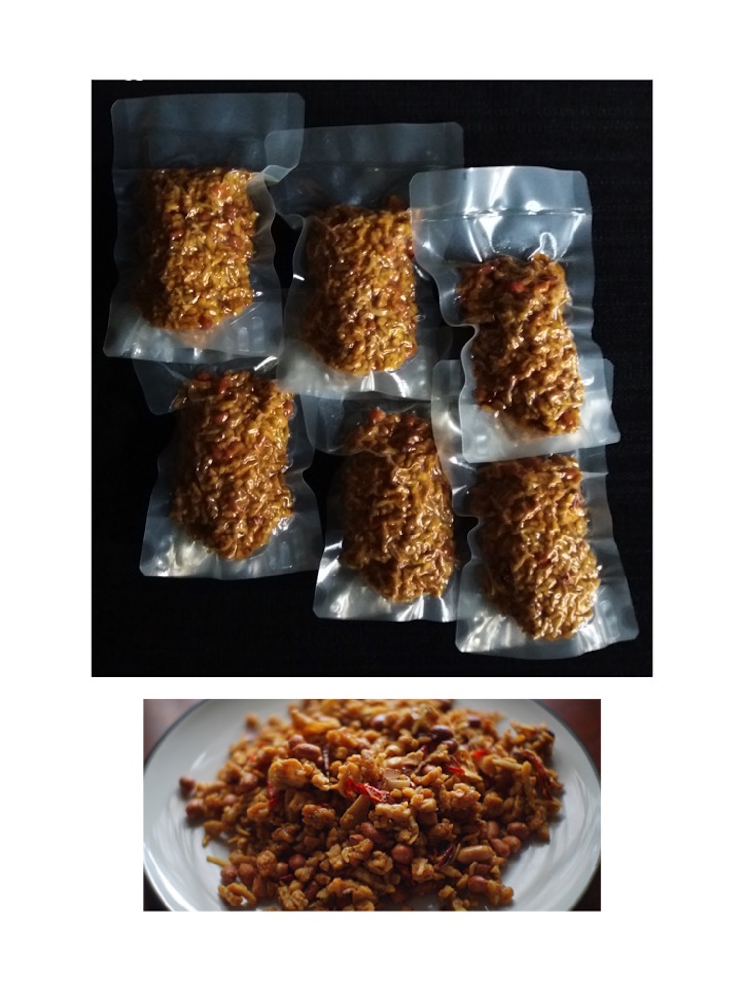 PAKET HEMAT 6 KERING TEMPE KACANG TERI KAI LAZIZ FOOD