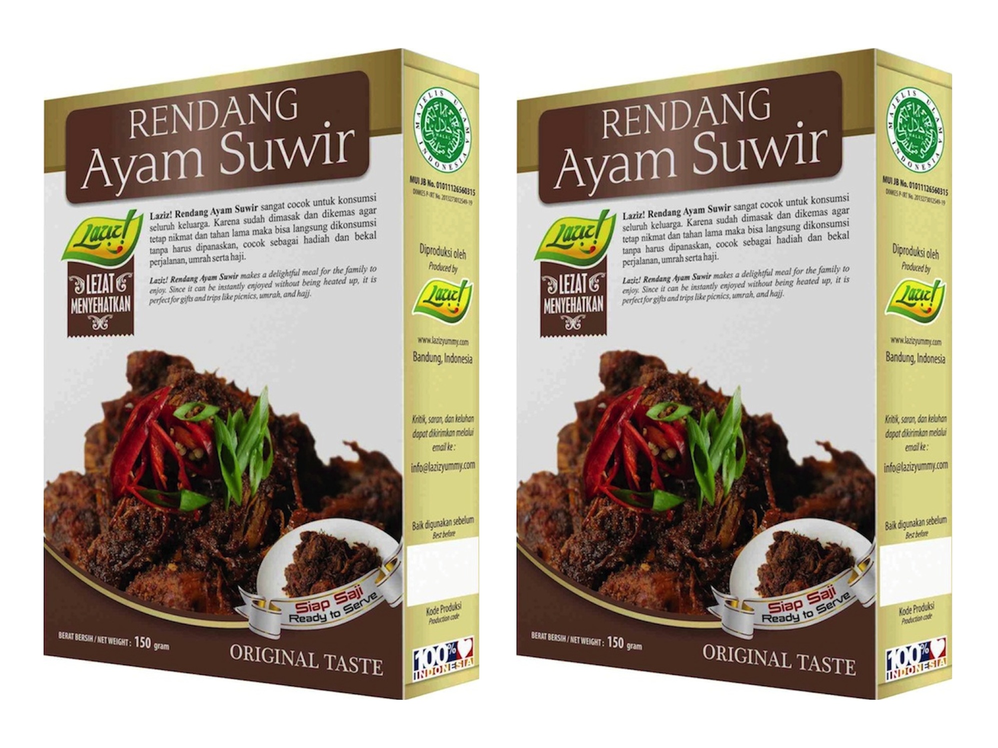 2 Rendang Ayam Suwir