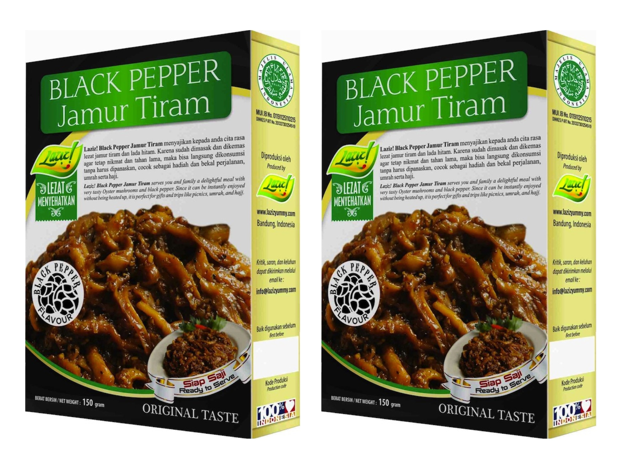 2 Black Pepper Jamur Tiram