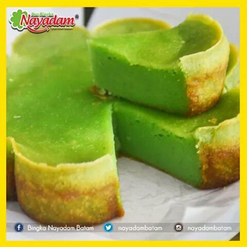 Kue Bingka Bakar Pandan