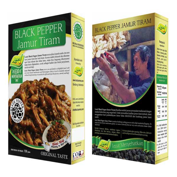 Black Pepper Jamur Tiram Laziz! 150g