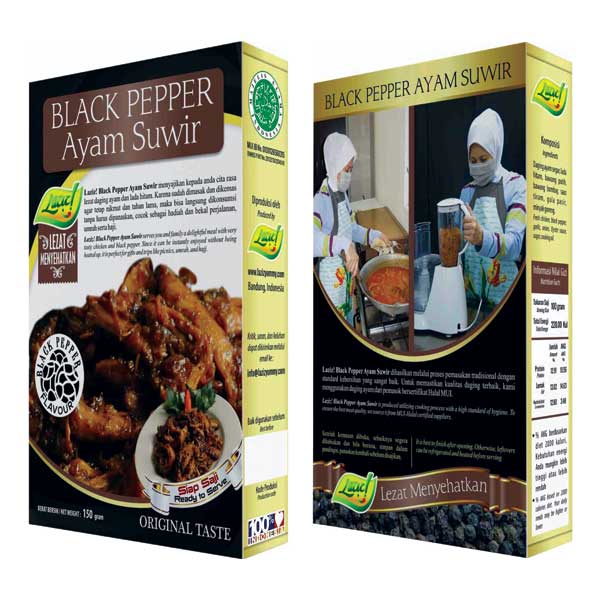 Black Pepper Ayam Suwir Laziz! 150g