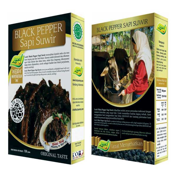 Black Pepper Sapi Suwir Laziz! 150g