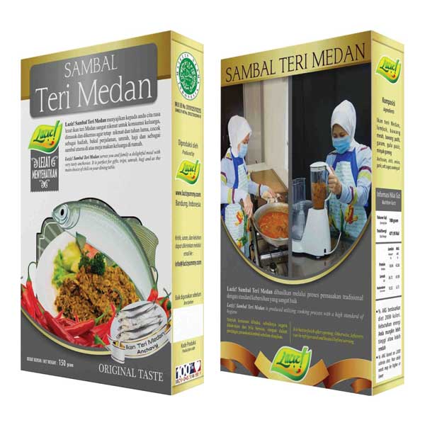 Laziz! Sambal Teri Medan 150gr