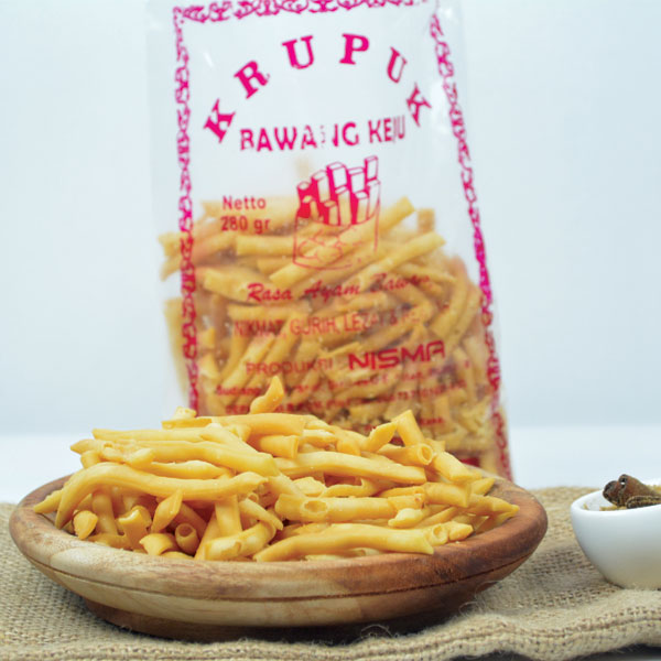 Kerupuk Bawang Keju ( 3 Pack )