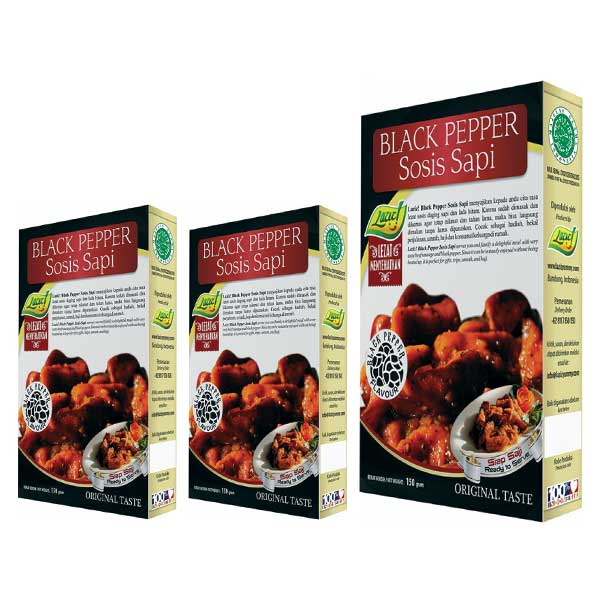 3 Black Pepper Sosis Sapi