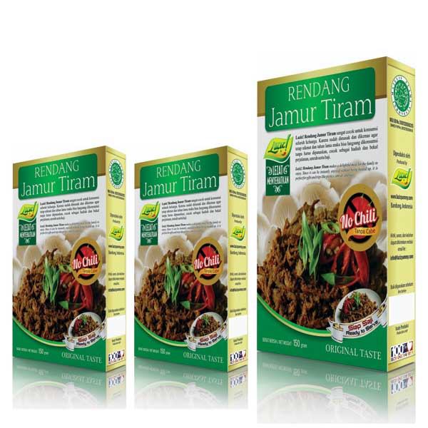 3 Rendang Jamur Tiram NO CHILI