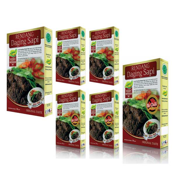 Rendang Daging Sapi 3 Original Taste & 3 No Chili