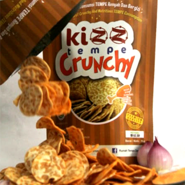 KIZZ TEMPE CRUNCHY SPICY ISI 2 PACK @75GR