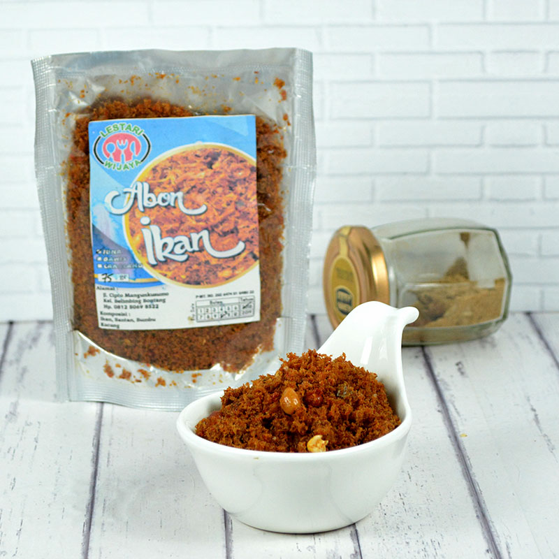 ABON IKAN TUNA LEYA (ISI 2 PACK @100GR)