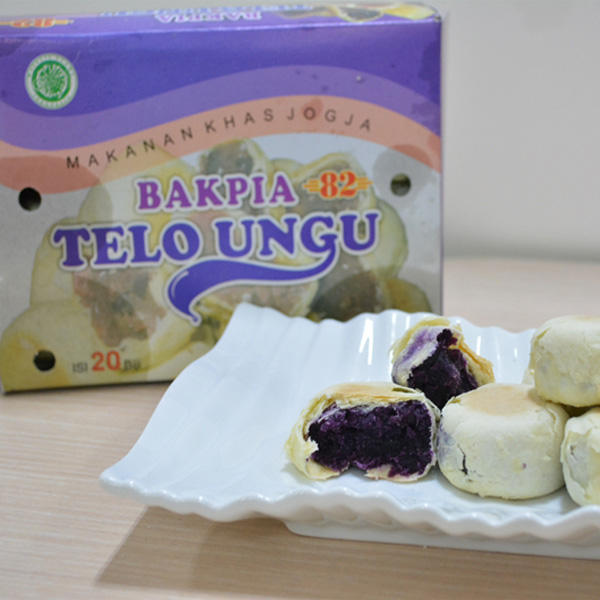 Bakpia Telo Ungu 82 (Isi 2 kotak @20 pcs)