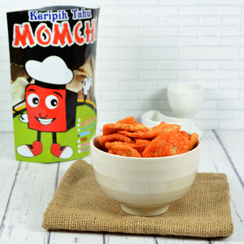 KERIPIK TAHU MOMCHI BALADO (ISI 2 PACK)