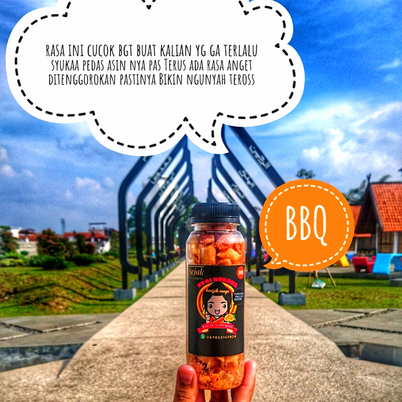 NYAI KERANG RASA BBQ 100GR POUCH