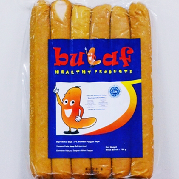 Bulaf Sosis Beef Bockwurst  Jumbo (Isi 6)