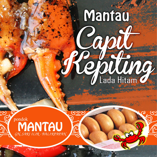 Mantau Capit Kepiting Lada Hitam