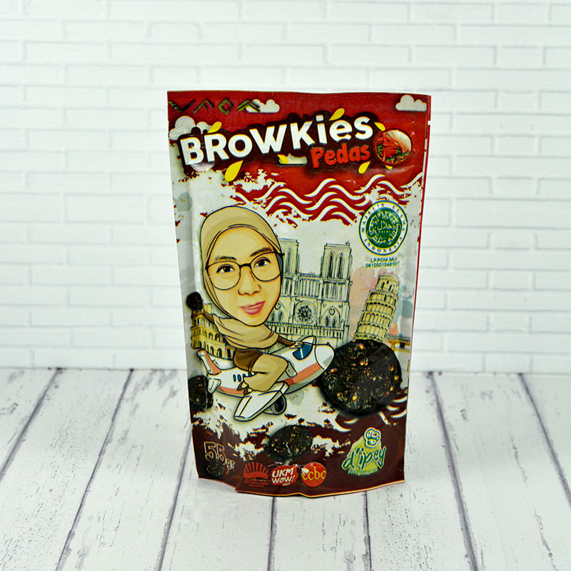 BROWKIES PEDAS (ISI 3 PACK)