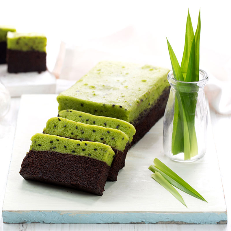 BROWNIES AMANDA KUKUS SARIKAYA PANDAN