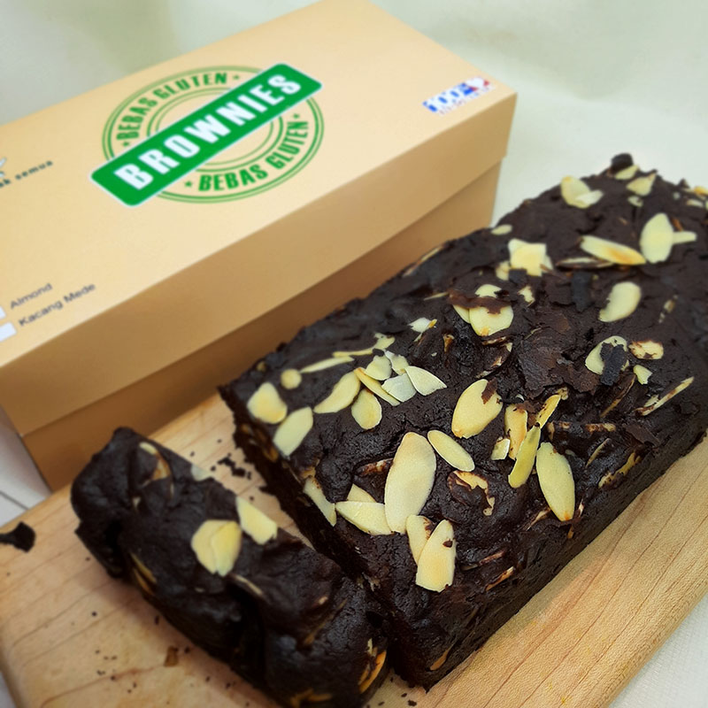 BROWNIES ALMOND MOCAF GLUTEN FREE