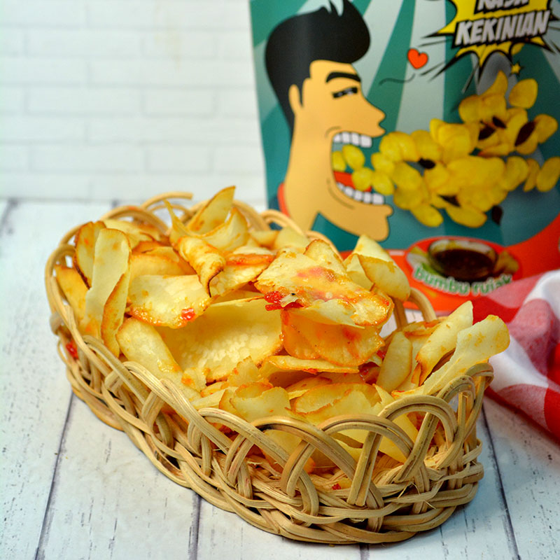 KERIPIK SINGKONG OLASING BUMBU RUJAK