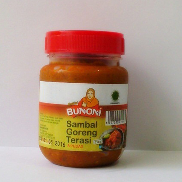 Sambel Goreng Terasi Pedas Spesial Bunoni 210  gr (isi 2)