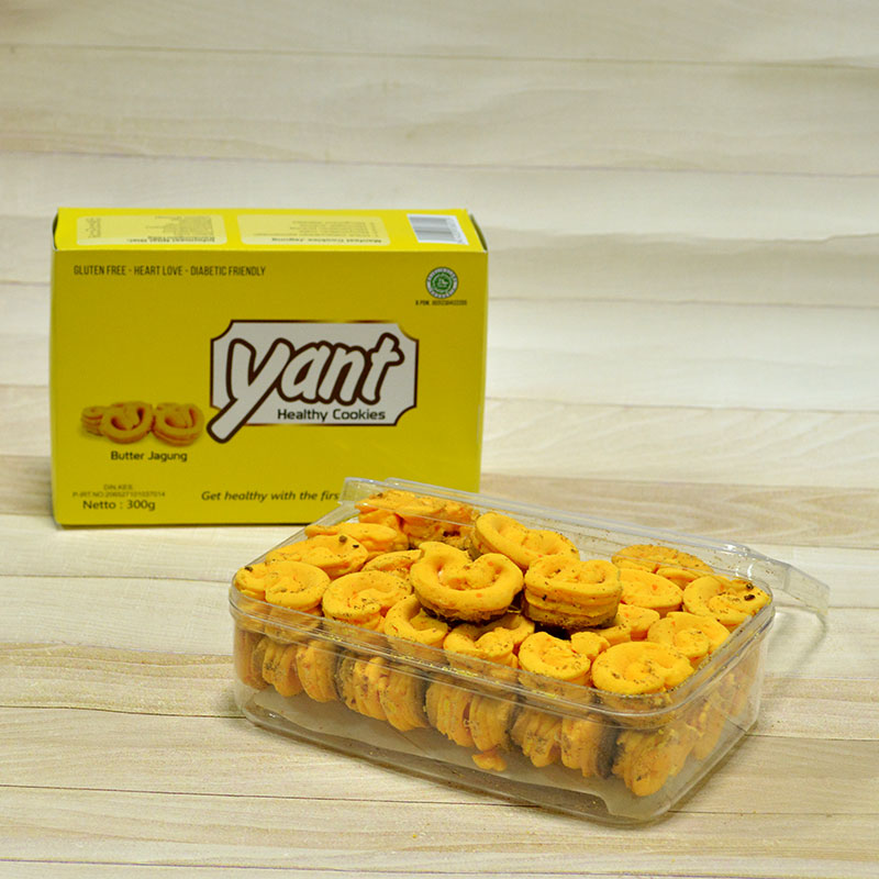 BUTTER JAGUNG YANT HEALTHY COOKIES