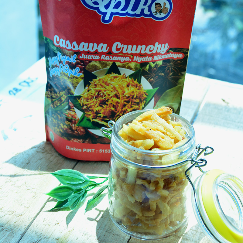 CASSAVA CRUNCHY PIQPIKO ISI 2 PACK @170GR