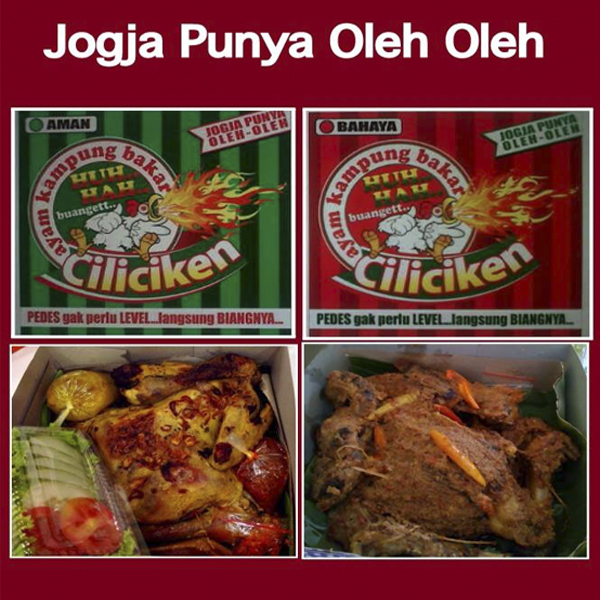 Ayam Bakar Ciliciken Zona Bahaya