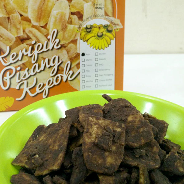 Keripik Pisang Iyen Rasa Coklat (2 Pack)