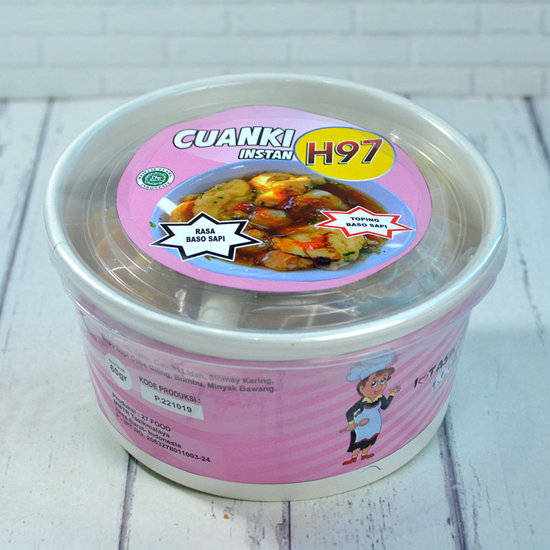 MIX CUP SEBLAK & CUANKI INSTAN H97 ISI 2 CUP @70GR