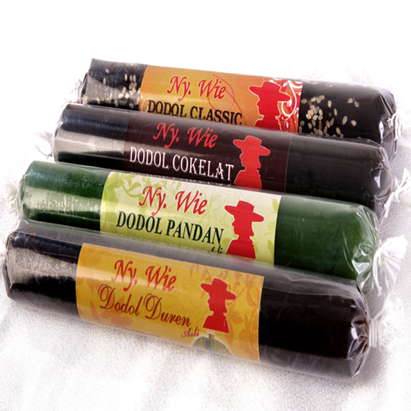 Dodol Gulung mix 4 rasa (Classic,cokelat,pandan,duren)