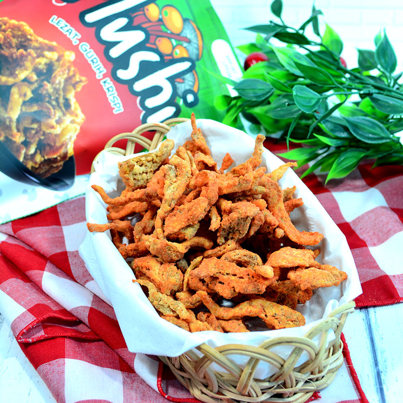 JAMUR CRISPY MUSHI ISI 2 PACK @95GR