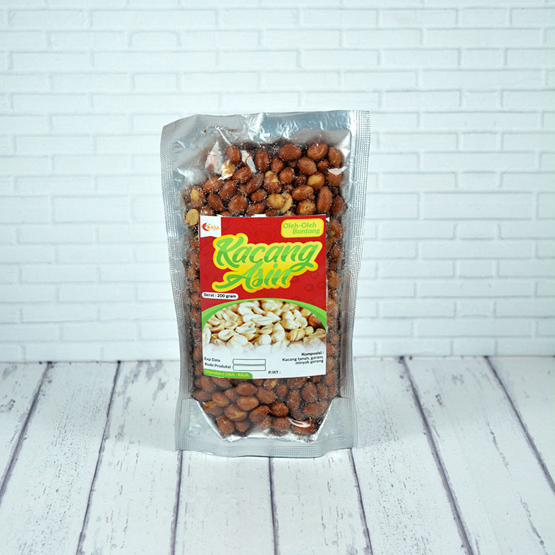 KACANG ASIN RAJA (ISI 3 PACK @200GR)