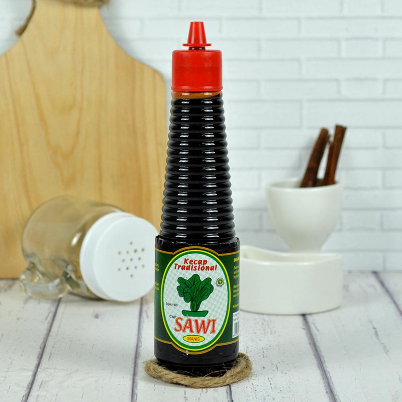 KECAP MANIS CAP SAWI PET 140ML (ISI 2 BOTOL)