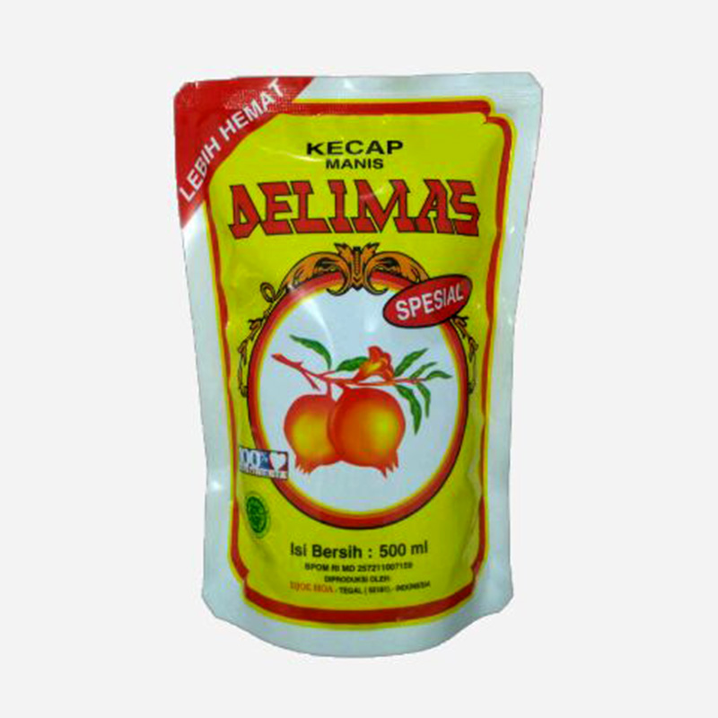 KECAP MANIS CAP DELIMAS SP REFILL 500ML