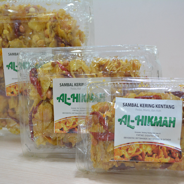 Sambel Kering Kentang Al Hikmah 150gr (Isi 3 pack)