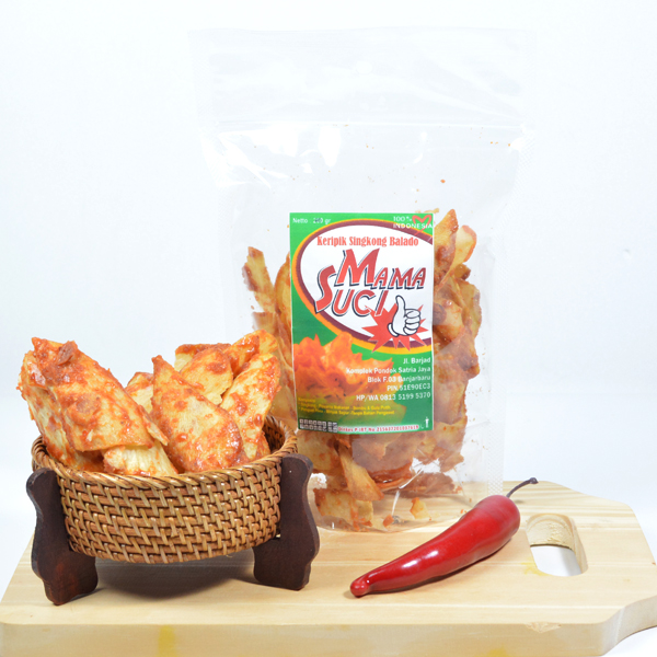 Keripik Singkong Balado Mama Suci (Isi 3)