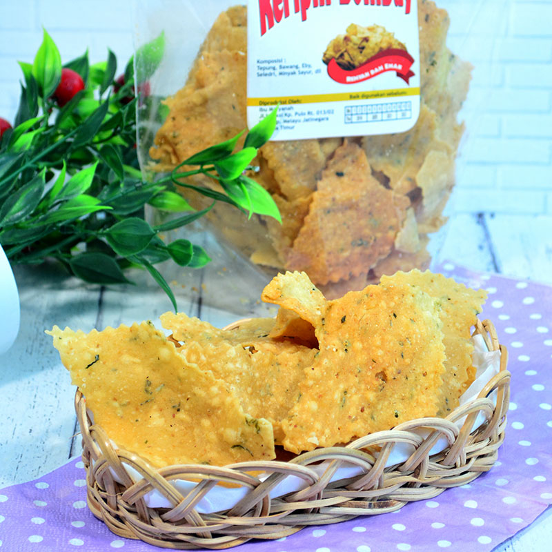 KERIPIK BOMBAY ISI 2 PACK @250GR