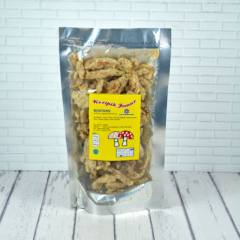 KERIPIK JAMUR EMKA (ISI 2 PACK @85GR)