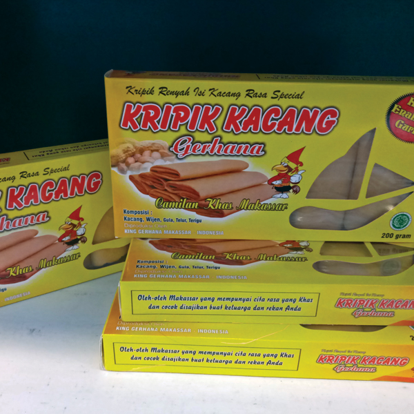 KRIPIK KACANG GERHANA ( 3 PACK )