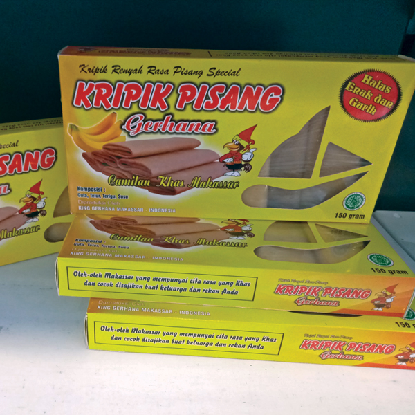 KRIPIK PISANG GERHANA ( 3 PACK )