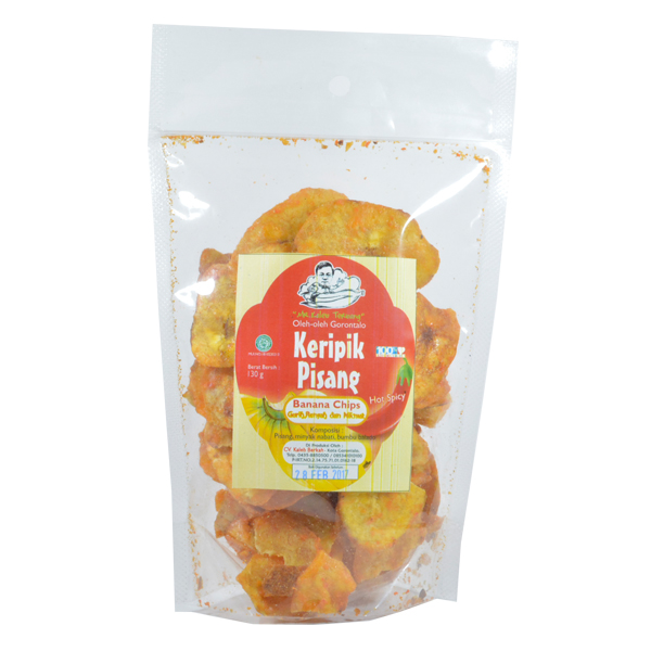 Keripik Pisang Hot Spicy (Isi 3 Pack)