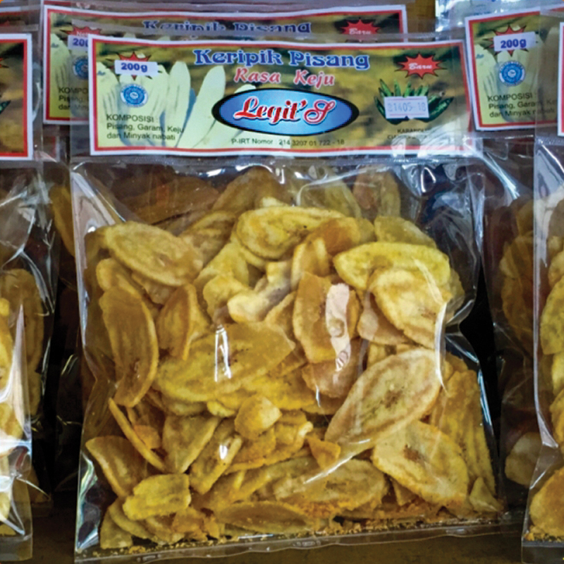 Keripik Pisang Keju ( 2 Pack )