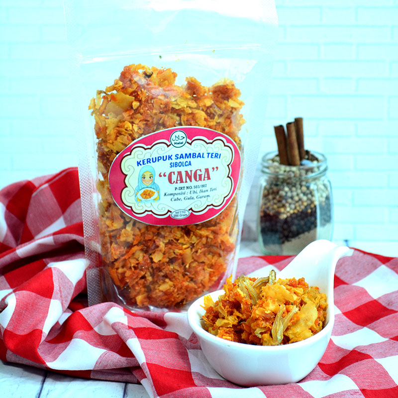 KERIPIK SAMBAL SIBOLGA ISI 2 PACK @200GR